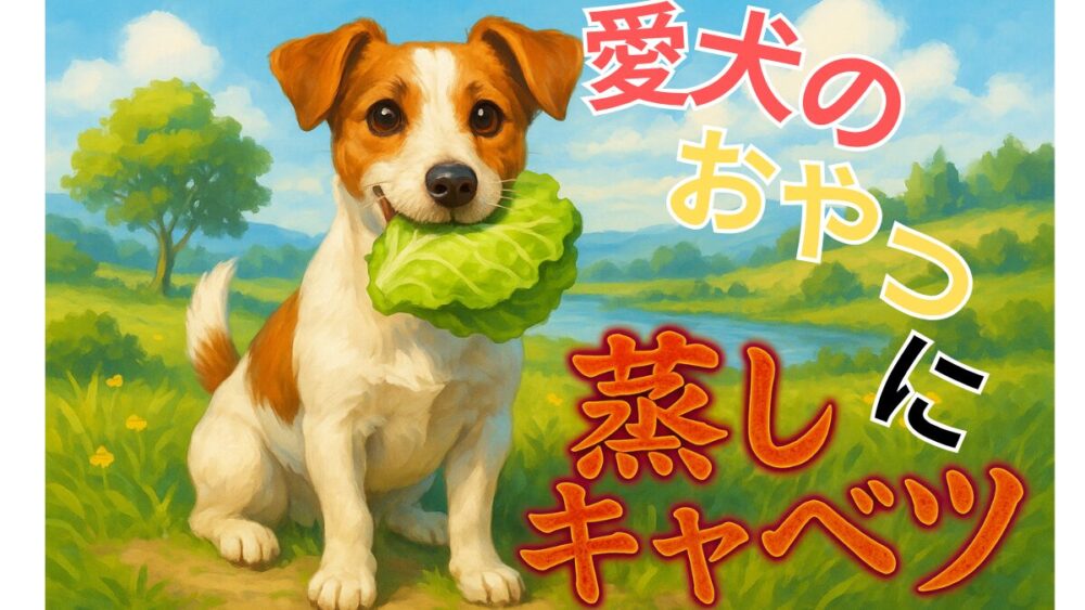 愛犬のおやつに蒸しキャベツサムネイル画像