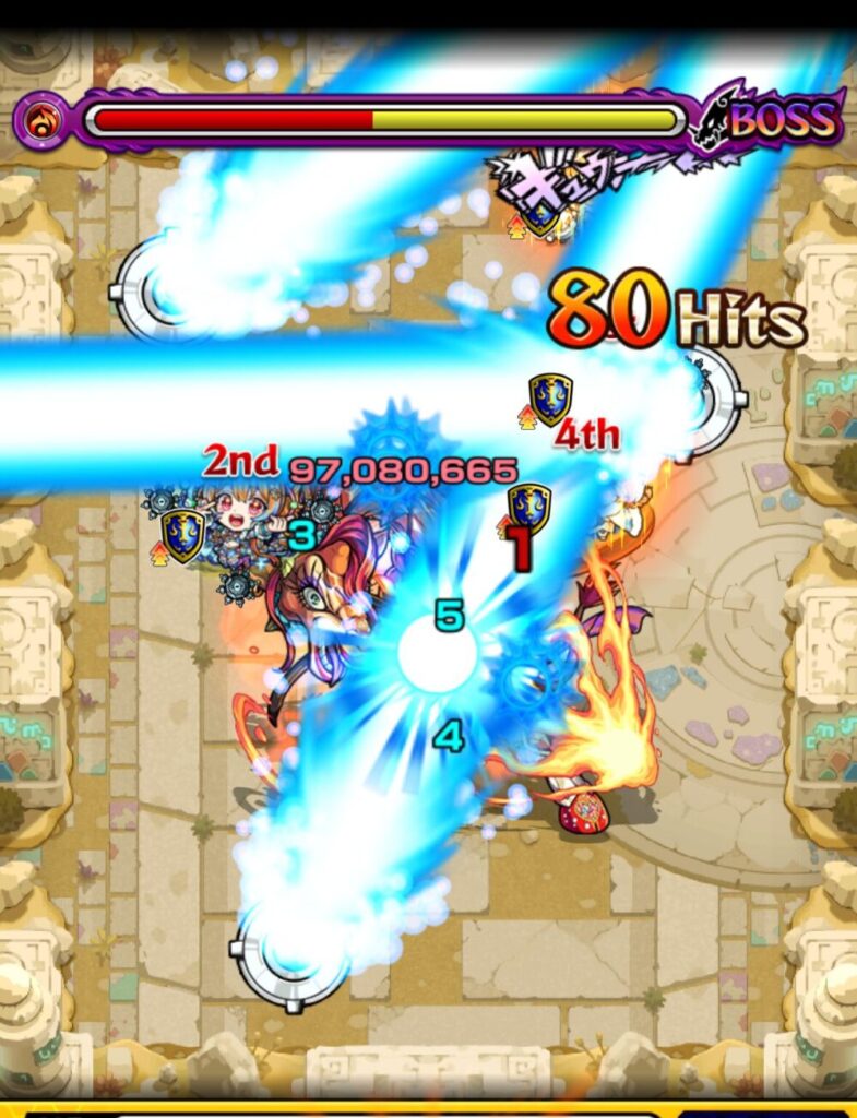 モンスト]未開の砂宮 拠点21 初見プレイ:コナンと承太郎が強い! |