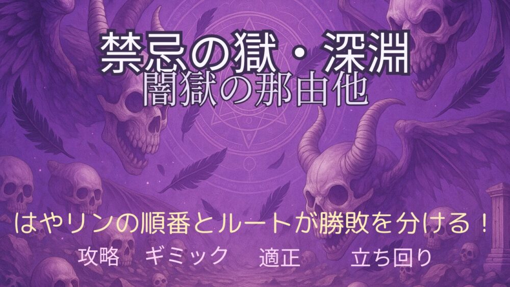 モンスト「天魔の孤城・試練の間 第6の間」攻略サムネイル。火柱とDW、防御ダウンがポイントの高難易度ステージ