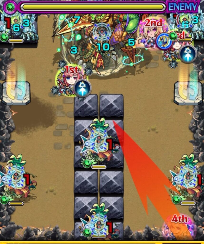 禁忌の獄表１３
ステージ４
攻略画像