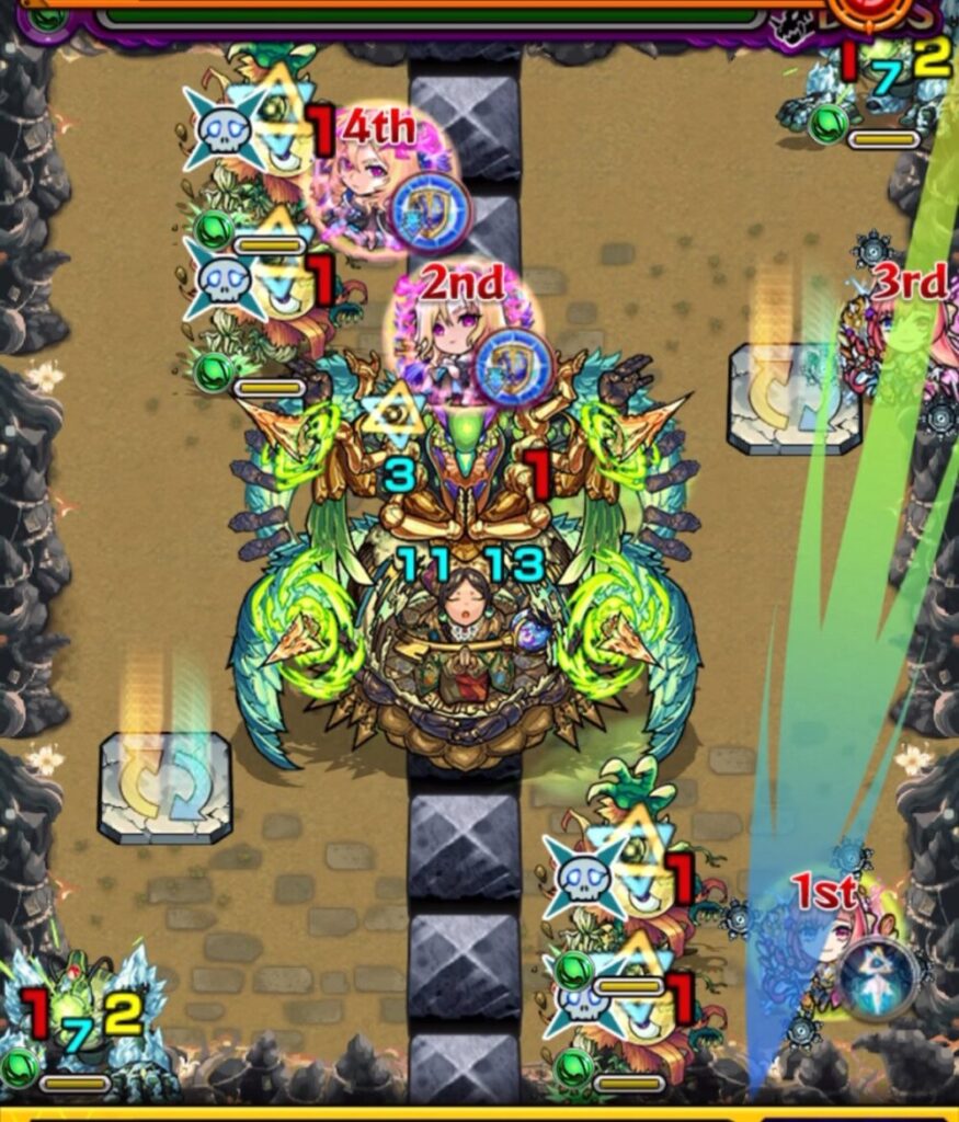 禁忌の獄表１３
ボスステージ２
攻略画像
