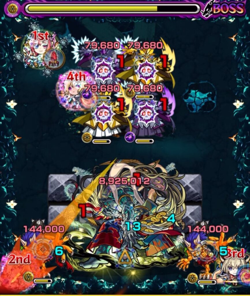 禁忌の獄表20の獄刹那EX
ボスステージ3
攻略画像