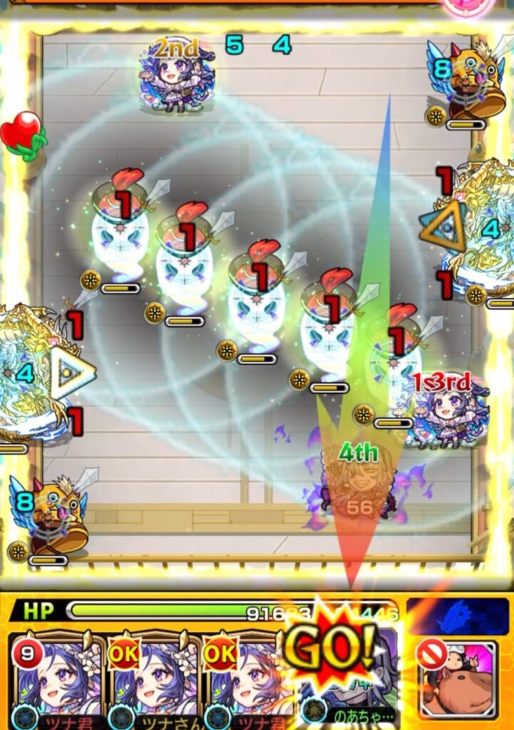 天魔の孤城試練の間5
ステージ3
バハムート同時処理
攻略画像-2