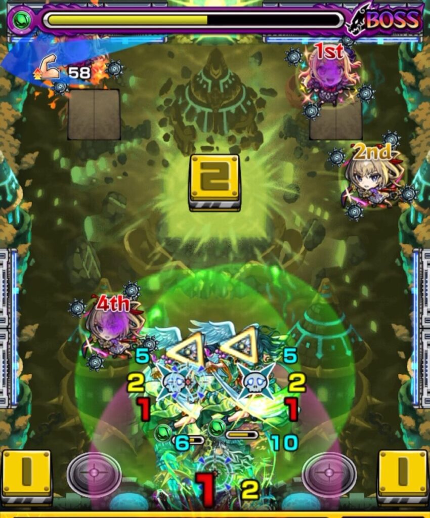 爆絶EXヴァルハラ ボスステージ3ムラサメ同時処理画像