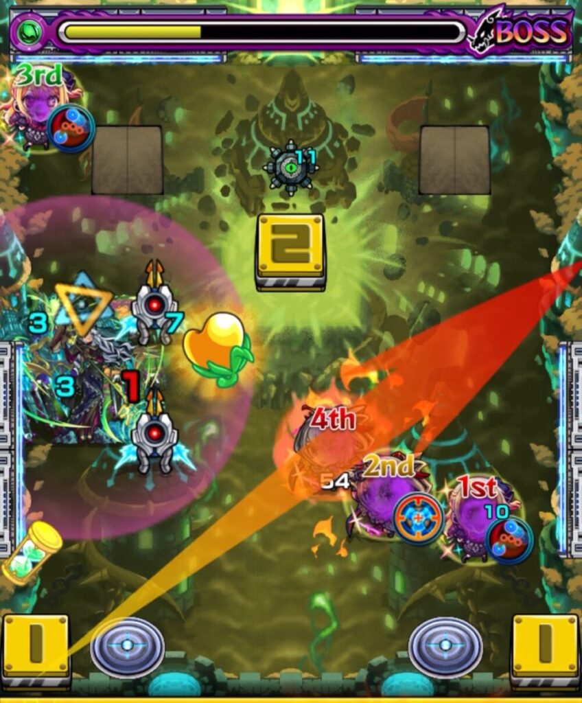 絶EXヴァルハラ ボスステージ3 マサムネSSで弱点ヒットしボス撃破