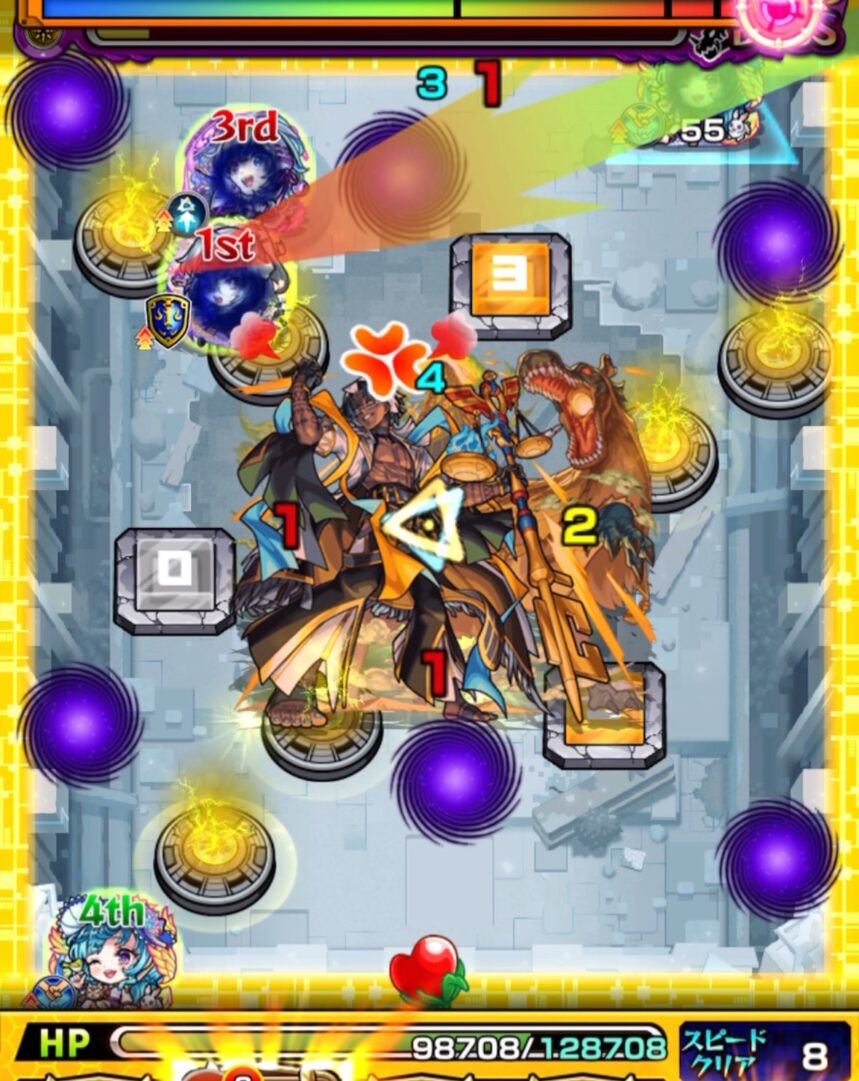 いろはに触れて感染ウィルスを解除し、友情誘発でボスを撃破した場面。