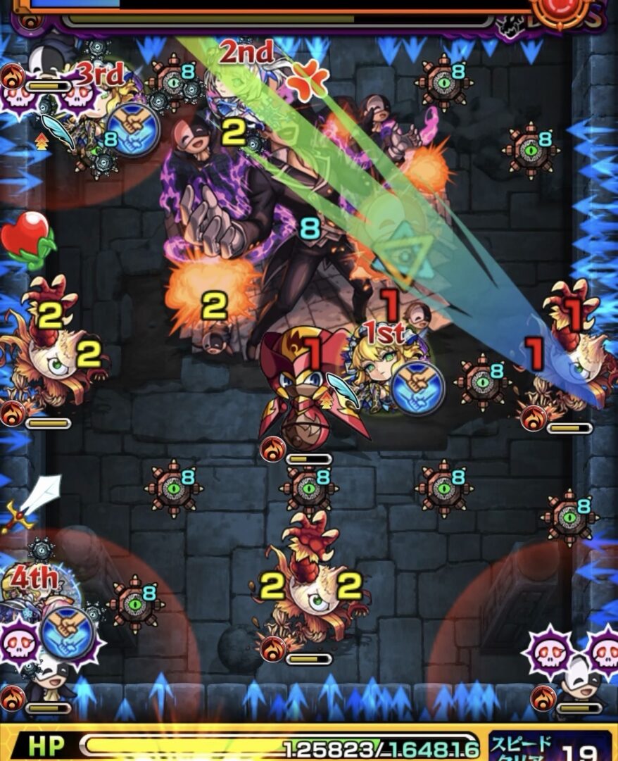 地雷所持で弱点経由からタマネギヘッド2体を同時処理しボスにダメージを与える立ち回り