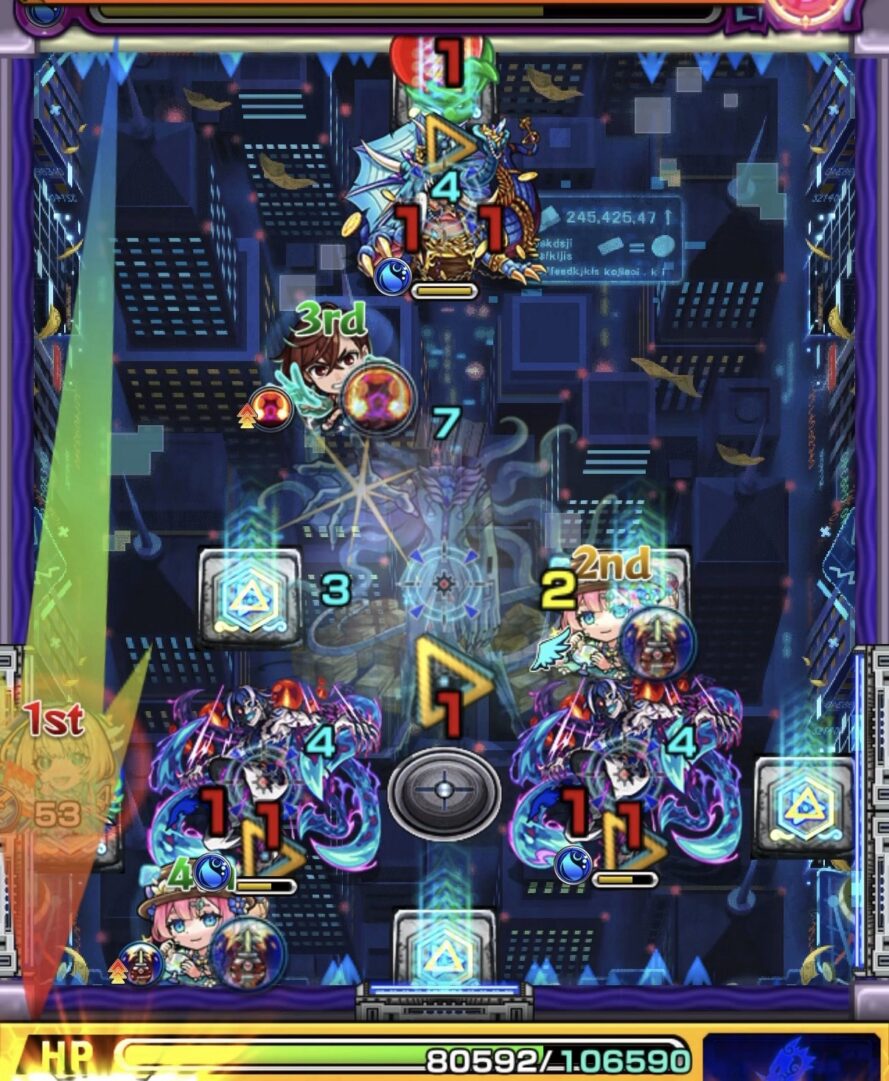 ステージ4の立ち回り解説｜黄壁を右に移動させて壁とのあいだに入り右下のウィローを処理した場面