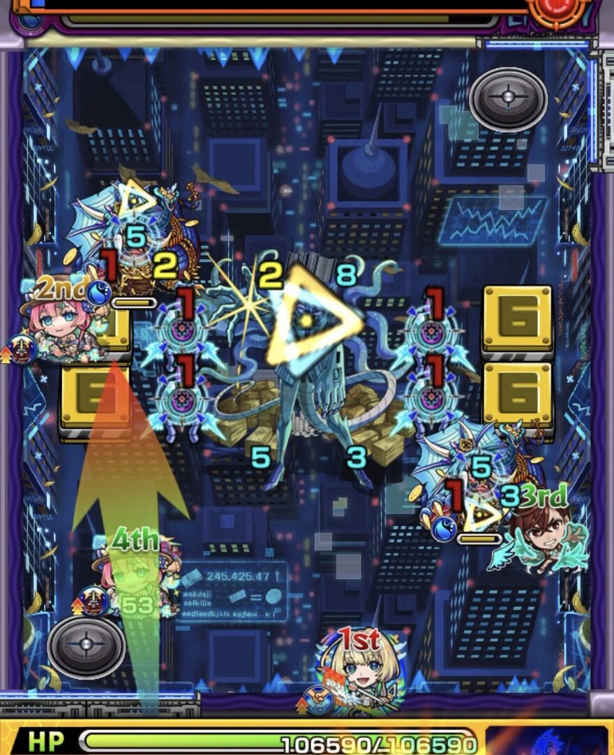 ステージ5の立ち回り解説｜エナジーコンテナを複数取得して左側のグロークランツを処理した場面