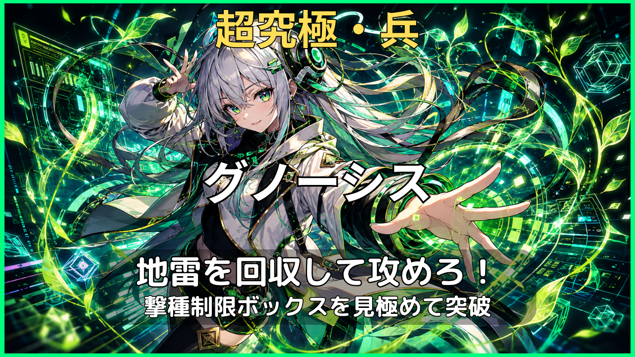 モンスト超究極・兵 グノーシス攻略｜地雷回収と撃種制限ボックスがポイント